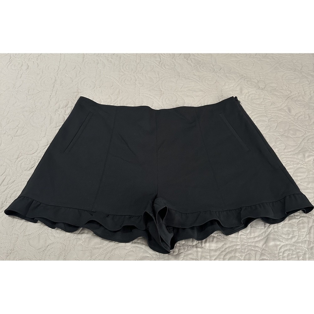 I State Black Ruffle Short Size 14 3" NWOT